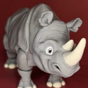 figurka "nosorożec"