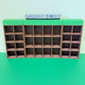 Półka na figurki Kinder Joy Minecraft | bez dodatkowych figurek