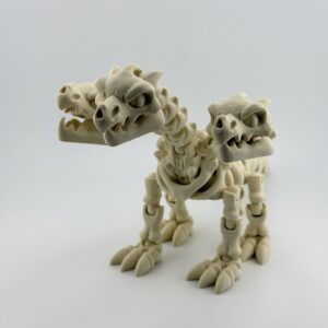 Ruchomy szkielet Hydry 3D – trójgłowa bestia