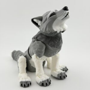 Wilk – ruchoma figurka 3D - figurka kolekcjonerska