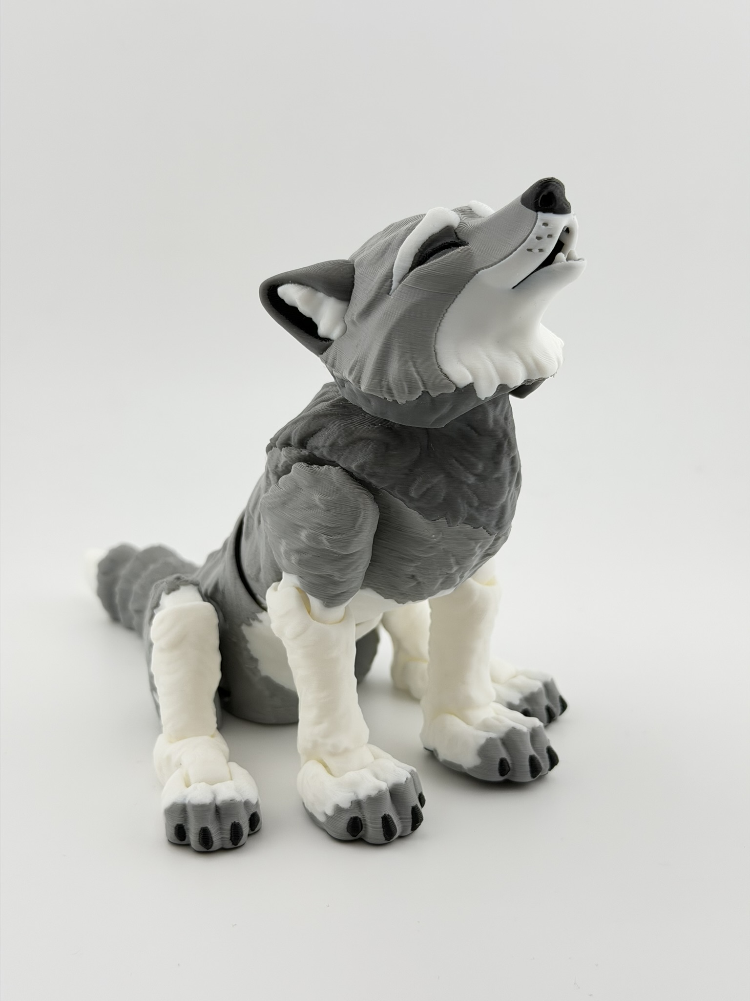 Wilk – ruchoma figurka 3D - figurka kolekcjonerska