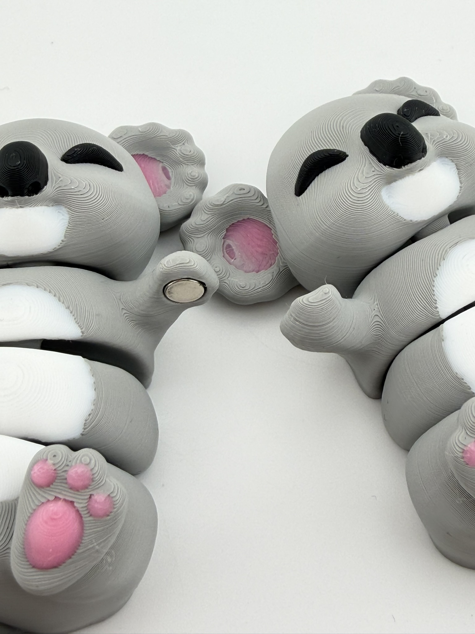 Brelok Koala 3D z magnesami | dla pary / przyjaciół - obrazek 3