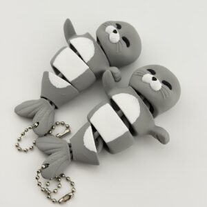 Brelok Foka 3D z magnesami | dla pary / przyjaciół