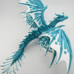 Smok "Frostwing Aetherion – Lodowy Strażnik Północy" 3D