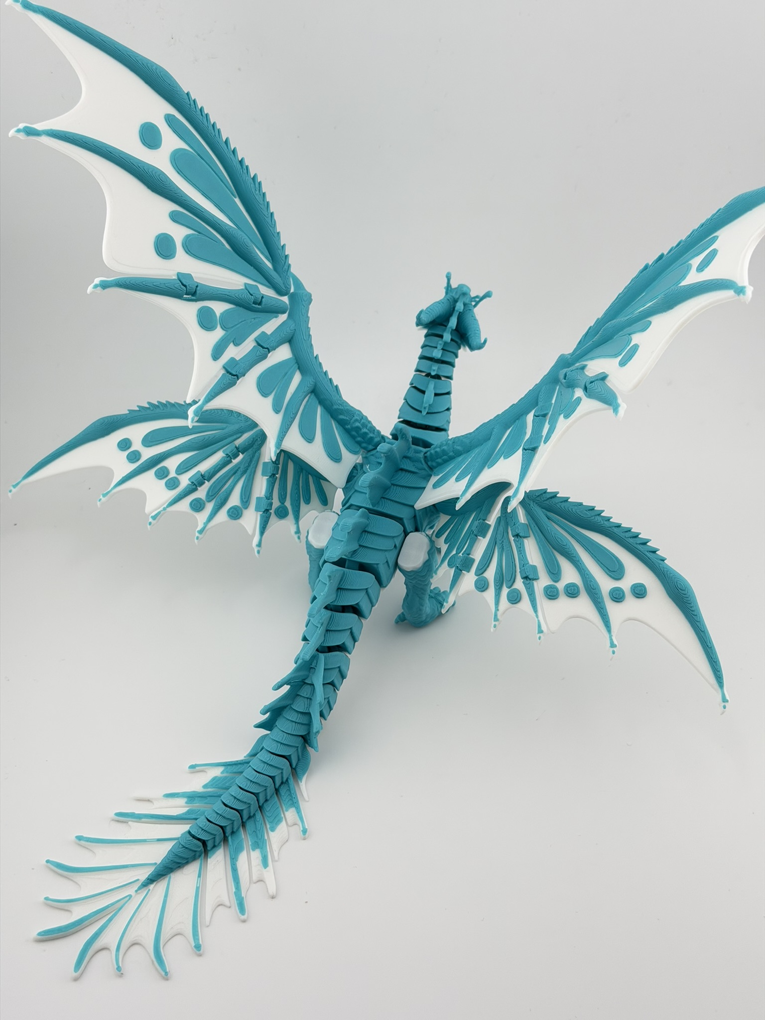 Smok "Frostwing Aetherion – Lodowy Strażnik Północy" 3D - obrazek 12