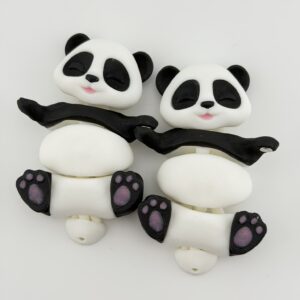 Brelok Panda 3D z magnesami | dla pary / przyjaciół