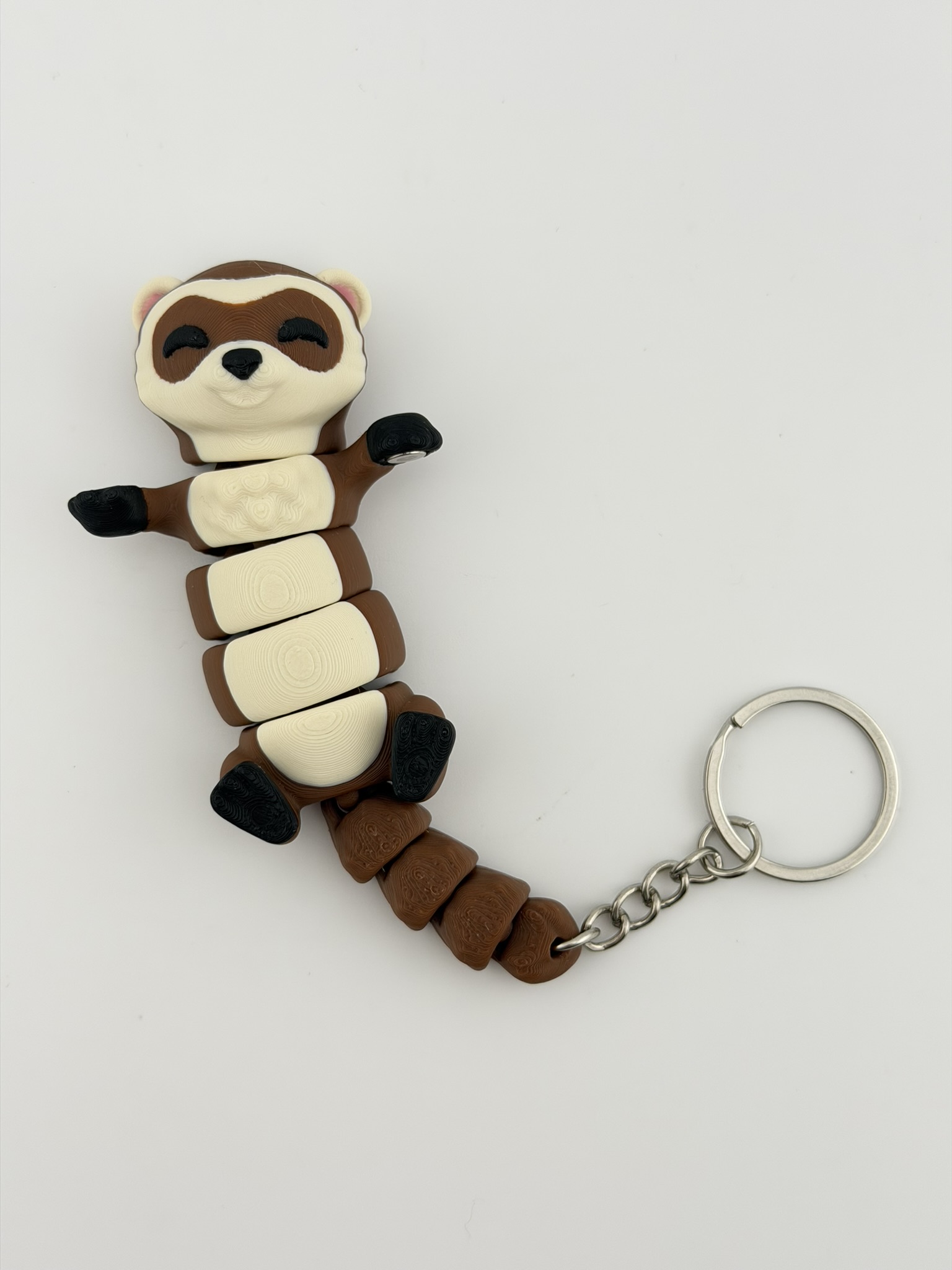 Brelok Fretka 3D z magnesami | dla pary / przyjaciół - obrazek 3