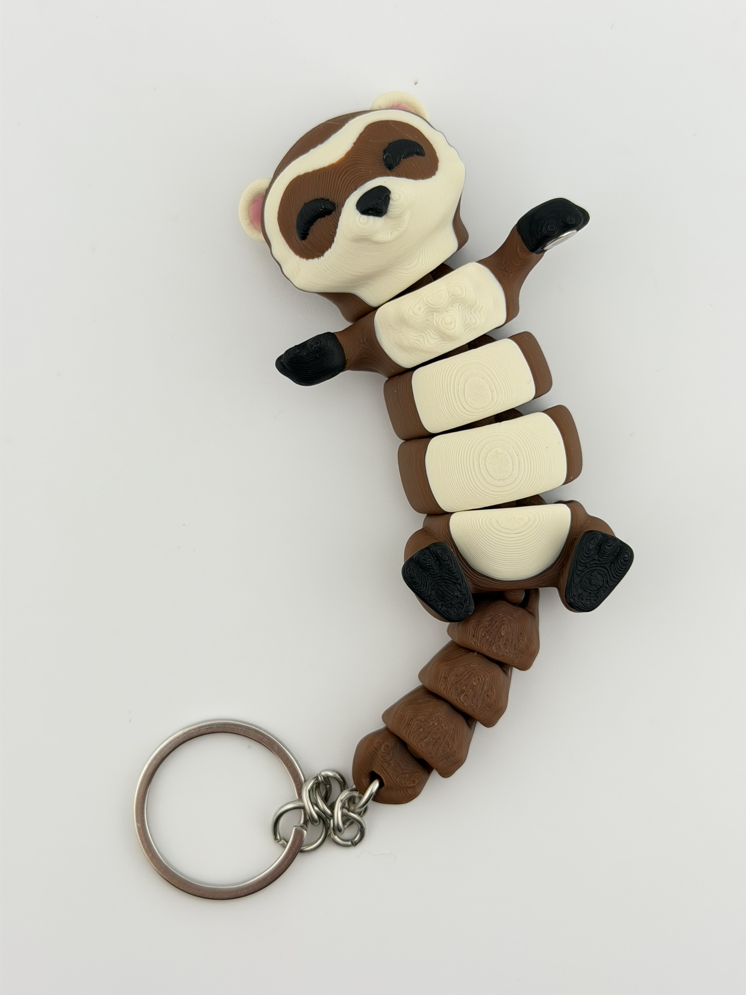 Brelok Fretka 3D z magnesami | dla pary / przyjaciół - obrazek 2