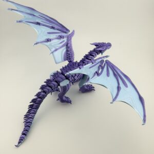 Smok "Aetherion Glacialis – Lodowy Władca Przestworzy" 3D